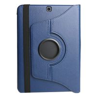 Jennyfly 2016 Tab A 10.1 (SM-T580) Stand Cover,360 Degree Rotating PU Leather Cover, Protective Case with Multiple Viewing Angles for 2016 Samsung Galaxy Tab A 10.1(SM-T580/SM-T585) -Dark Blue