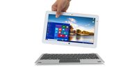 Beantech W11046APS CORE+ Windows 10 Detachable PC, Cherry Trail CPU, 4GB RAM 64GB Storage, HD Touchscreen, 11.6", Silver