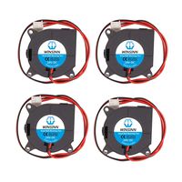WINSINN 40mm Blower Fan 24V Dual Ball Bearing 4020 40x20mm Turbine Turbo Brushless for Cooling 3D Printer Extruder Hotend - High Speed (Pack of 4Pcs)