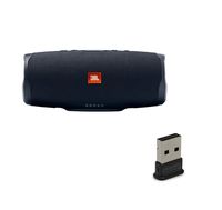 JBL Charge 4 Portable Waterproof Wireless Bluetooth Speaker Bundle with USB Bluetooth Adapter - Black