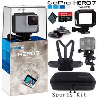 GoPro HERO7 White Camera Sports Bundle