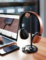 Headphone Holder, Headphone Hanger, Metal Aluminum Alloy Desk Wireless Gaming Headset Mount Adapter Stand
