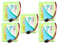 5X Pack - BT-905 Battery for Uniden CEZAI998, CXAi5198, EXI8560, EZI996 and Panasonic P-P504, KX-FPC141, KX-A36, P-P510 Cordless Phones (1200mAh, 3.6V, NI-MH)