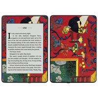 MightySkins Skin Compatible with Amazon Kindle Paperwhite 2018 (Waterproof Model) - Harmony in Red | Protective, Durable, and Unique Vinyl Decal wrap Cover | Easy to Apply, Remove| Made in The USA
