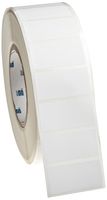 Brady THT-17-488-3 2" Width x 1" Height, B-488 High Performance Polyester, Matte Finish White Thermal Transfer Printable Label (3000 per Roll)