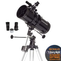 Celestron - PowerSeeker 127EQ Telescope - Manual German Equatorial Mount - Telescopes for Adults - Compact and Portable - BONUS Astronomy Software Package - 127mm Aperture