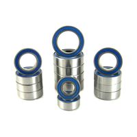 Latrax 1/18 4WD Rally, Teton Precision Ball Bearing Kit (15) Blue Rubber Seals