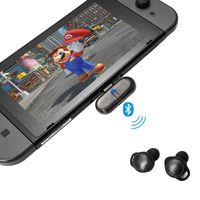 Bluetooth Adapter for Nintendo Switch, GuliKit Route+ Wireless Bluetooth Audio USB Type C Transmitter/Receiver, Driver-Free Plug-n-Play Compatible With Bluetooth Headset Speaker PC