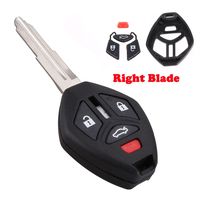 Heart Horse Keyless Entry Remote Fob Key for Mitsubishi Galant Eclipse Spyder Lancer Endeavor Outlander 2007-2012 Cover Case Replacement，Replace OUCG8D620MA(NO Chip)