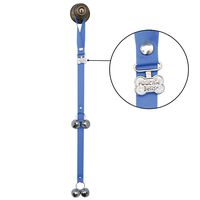 PoochieBells Verified Potty Training Dog Doorbells, Simple and Effective Puppy Housetraining Bell Tool with Easy, Step-by-Step Instructions, Hydrangea