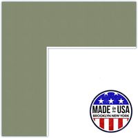 23x24 Palm / Basil Custom Mat for Picture Frame with 19x20 opening size (Mat Only, Frame NOT Included)