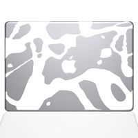 The Decal Guru 0165-MAC-13A-W Paint Splatter Blood Vinyl Sticker, 13" Macbook Air, White