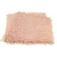 Newborn Photo Props Faux Fur Soft 29.5x19.7 inch Baby Boy Girl Photo Blanket Studio Backdrop Photo Mat Pink