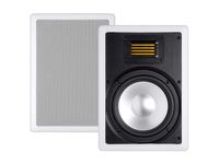 Monoprice 2-Way in-Ceiling Speaker - 8 Inch (Single) with Ribbon Tweeter and Paintable Magnetic Grille - Amber Series