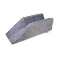 Leg Elevation Memory Foam Pillow for Injury, Surgery and Rest - Improves Circulation - Removable and Washable Cover