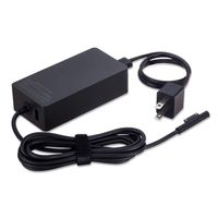 102W 15V 6.33A Power Adapter Charger for Microsoft Surface Laptop 3 2 1, Surface Pro X Pro 7 Pro 6 Pro 5 Pro 4 Pro 3, Surface Book and Surface Go with Additional USB Port and 6ft Power Cord