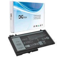 DGTECH New NGGX5 Laptop Battery for Dell Latitude E5250 E5270 Series, Dell Latitude E5470 E5270 Series Type : JY8D6,954DF,0JY8D6 (11.4V 47Wh)