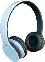 Alpha Digital BH-530-W Bluetooth Headphone with Soft Fit Ear Covers, Built-In Microphone, White