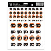 WinCraft NHL Philadelphia Flyers Vinyl Sticker Sheet, 8.5" x 11"
