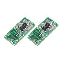 DEVMO 2PCS Microwave Doppler Radar Motion Detector Sensor RCWL-0516 Module Board Switch Compatible with Arduino Raspberry PI,Human Rat Cat Detector