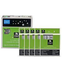5-Pack Replace Dymo Label Type Refills,1/2 Inch x 23 Feet Black on White Paper Compatible Dymo 45013 45010 for DYMO LabelManager PnP 260P 210D 280 420 160 450D Label Maker