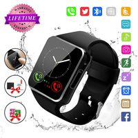 Bluetooth Smart Watch Touchscreen with Camera, Watch Cell Phone with Sim Card Slot,Smart Wrist Watch,Waterproof Smartwatch Phone for Android Samsung IOS Iphone 7 6S Men Women Kids