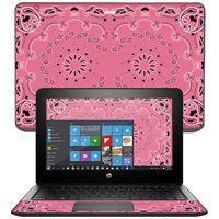Mightyskins Skin Compatible with Hp Probook X360 11" (2017) Wrap Cover Sticker Skins Pink Bandana
