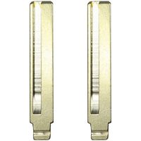 qualitykeylessplus Two Replacement Blade Blanks Compatible Replacements for Hyundai Switchblade Remote Fob Uncut Key with Free KEYTAG