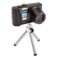 DURAGADGET Lightweight Aluminium Tripod w/Sturdy Collapsible Legs - Suitable for Use with Panasonic DMC-LX7 | Lumix LX7 & LUMIX Digital Camera DMC-TZ60EB