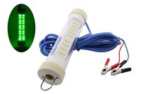 Amarine Made 12V IP68 High-Power 840LED 300W Fully Submersible Night Fishing Light Deep Drop Underwater Lure Bait Fish Finder Lamp for Krill, Phytoplankton, Squid (Green)