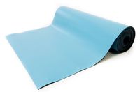 Bertech ESD High Temperature Rubber Mat Roll 2.5' Wide x 10' Long x 0.08" Thick, Blue
