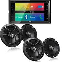 JVC KW-V320BT El Kameleon Receiver with Four CSJ620 6.5" Speakers