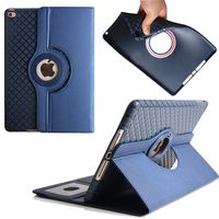 Dream Wings iPad 2017 9.7 Case Cover, 360 Degrees Rotating Slim Stand with Card Slots Smart Screen Protective Detachable Case Cover for Apple 2017 New iPad 9.7 inch Tablet (2017 New iPad, Blue)