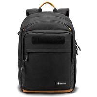 tomtoc Business Laptop Backpack, Nylon Travel Backpack Waterproof Backpack with Anti-Theft Pocket USB Charging Port and BottomArmor Patent, Fits Up to 15.6 Inch Laptop & Notebook, 26L