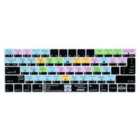 XSKN Mac OS X Shortcut Keyboard Skin for Touch Bar MacBook Pro 13 15 Retina A1706 A1707 (2016 Release, Touch Bar Sticker Gift) Functional Silicone Keyboard Cover