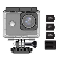 Waterproof Action Camera 4K Sports Video Camera Underwater UHD WiFi EIS Wide-Angle 2.0 Inch Touchscreen HD Cam Camcorder with 3 Rechargeable Batteries