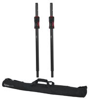 Gator Frameworks ID Series Subwoofer/Speaker Extender Pole with Lift Assist;  Set of 2 Stands with Nylon Carry Bag (GFW SPKR-SPSET)
