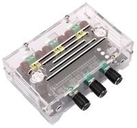 Amplifier Board, Yeeco HiFi 2.1 Channel 80W+80W+100W Stereo Audio Amplifier Digital Power Amplifier Board with Acrylic Case Car Audio AMP Board with Adjustment Knob