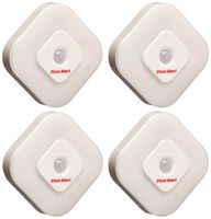 First Alert SFA265 Indoor Motion Sensor LED Lights, 4 Pack