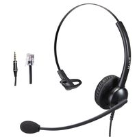 Cisco Headset RJ9 Phone Headset for Cisco IP Phone with Noise Cancelling Microphone Plus 3.5mm Connector
