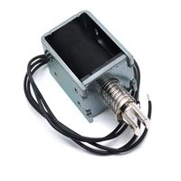 Yootop Pull Type Open Frame Electromagnet Solenoid DC12V 0.92A 10mm Stroke 400g Force Mini Linear Solenoid