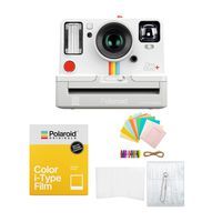 Polaroid Originals OneStep+ Viewfinder i-Type Camera (White) with i-Type Color Film Bundle (3 Items)