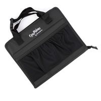 CozyCase - The Ultimate 3-in-1 Kids Convertible Travel Tablet Bag - Perfect Accessory for Car & Home - Black