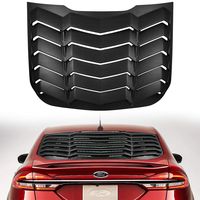 Danti Rear Window Louvers Sun Shade Cover in GT Lambo Style for 2013-2018 Ford Fusion Models Such as The S, SE, S Hybrid, Hybrid SE, Titanium, Hybrid Titanium, ENERGI SE, and ENERGI Titanium