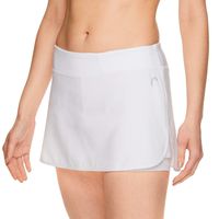HEAD Women's Athletic Tennis Skort - Performance Training & Running Skirt - Spike Stark White, X-Small