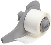 Brady M71-16-483 BradyBondz 1" Width x 0.375" Height White Color B-483 Ultra Aggressive Polyester Labels With Gloss Finish For BMP71 Label Printer (500 Per Roll)