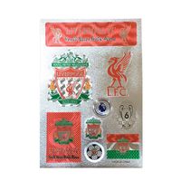 AJBOY Football Club Soccer Team Logo Stickers Car Glass/Wall/Laptop/Favorite Items Sticker Decal (New Liverpool, 7.5-10.6 inch)