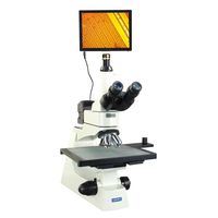 OMAX 40X-400X 5MP Touchpad Screen Large Stage Infinity Polarizing Industrial Inspection Microscope
