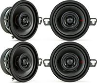 KICKER Bundle of 2 Items: Two 44KSC3504 3.5" 2-Way KS Series Car Speakers (2 Pairs)