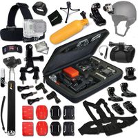 Xtech Travel and Hiking Accessories Kit for for GoPro HERO4 Session, Hero 4, 2, 1, Hero 4 Silver, Hero 4 Black, Hero 3, Hero3+, Hero 3 Silver, Hero 3 Black ( 21 Items)